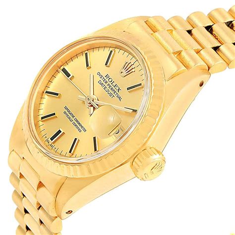 ladies 14kyg rolex mechanical watches|rolex oyster watches for women.